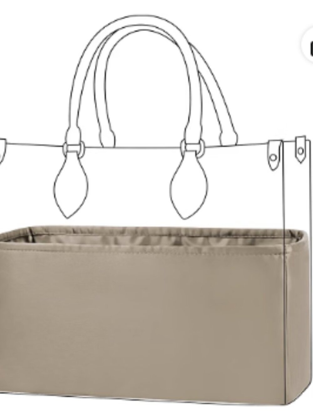 LV ON THE GO bags ORGANZIER